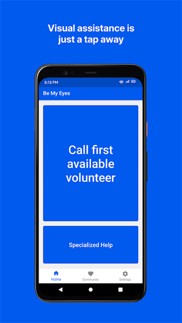 Be My Eyes虚拟志愿者