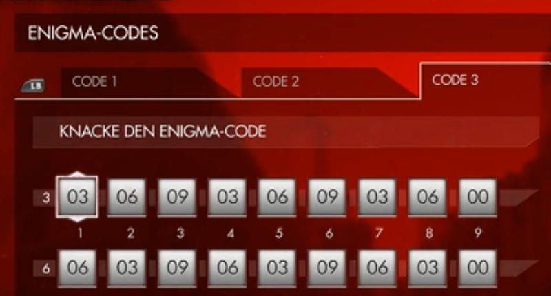 《德军总部：新秩序》全部英格玛解密密码怎么解？