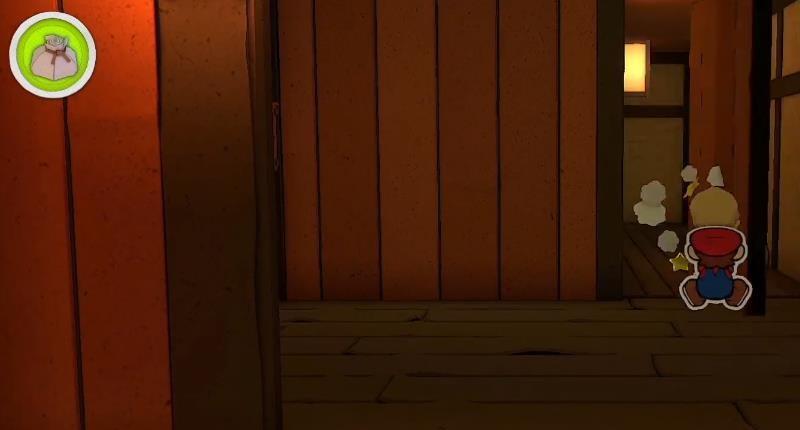 《纸片马力欧：折纸国王》忍者府邸怎么进去？