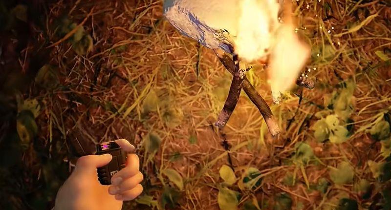 《森林之子》森林2怎么生火？