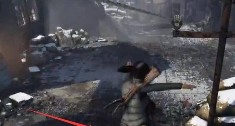 《古墓丽影：崛起》怎么从绳子上下来？