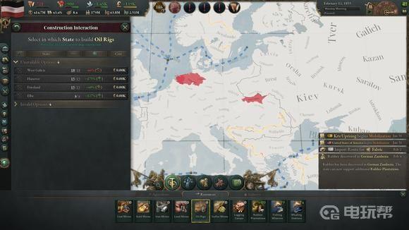 《维多利亚3》哪里有石油？