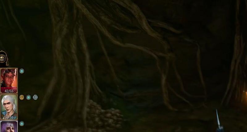 《博德之门3》进口廊道的树门怎么开？