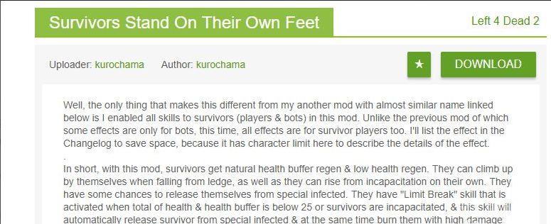 《求生之路2》mod如何下载安装？