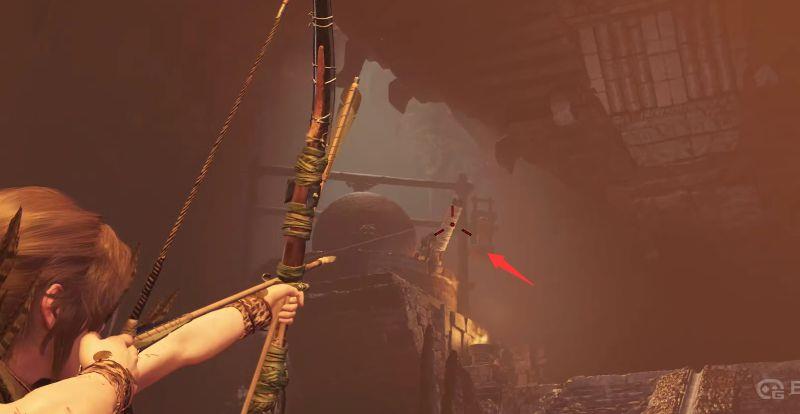 《古墓丽影：暗影》的巨蛇转盘怎么转不动？