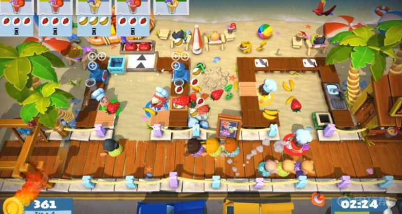 《胡闹厨房2》在DLC2新增的关卡中获得全三星评价有什么心得技巧？