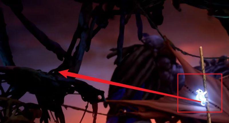 《精灵与萤火意志》奥日2捕食之地怎么躲？