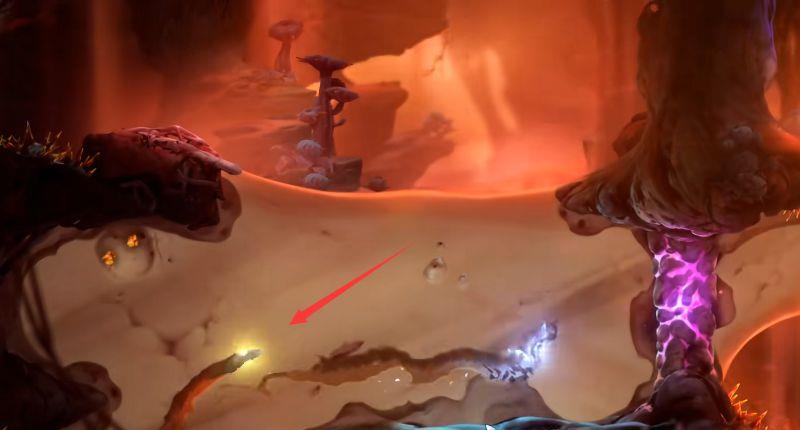 《精灵与萤火意志》奥日与萤火意志紫色的墙怎么打破？