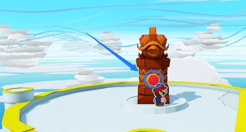 《纸片马力欧：折纸国王》海洋塔顶的机关怎么过？