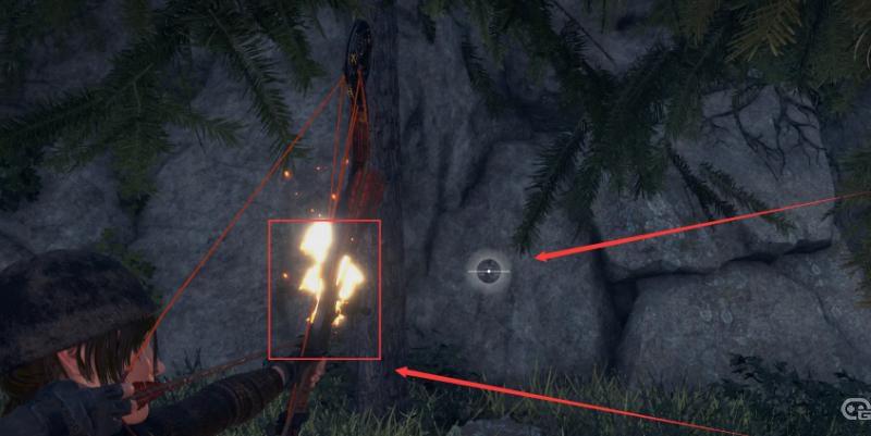 《古墓丽影：暗影》古墓丽影暗影怎么让箭带火？