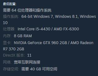 《绝地求生》pubg最低配置什么要求？