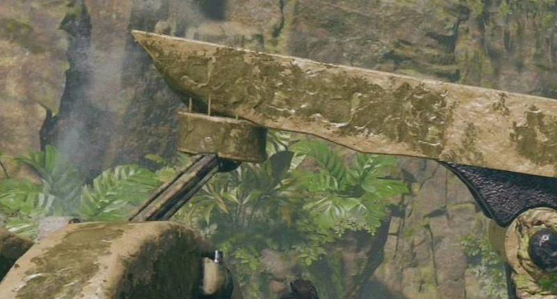 《古墓丽影：暗影》古墓丽影暗影怎么把桥和重物连在一起？