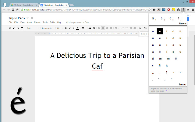 Special Characters - Click and Paste