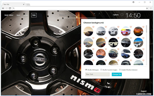 GT-R Sports Car - Nissan Auto Custom New Tab