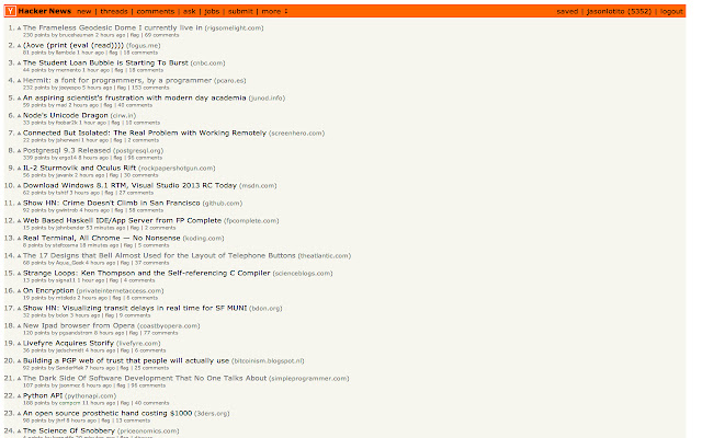 HackerNews Tweaks