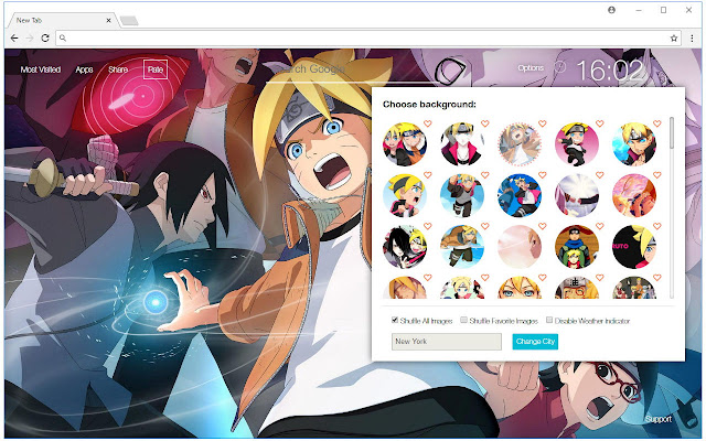 Boruto Next Generations Custom Naruto New Tab