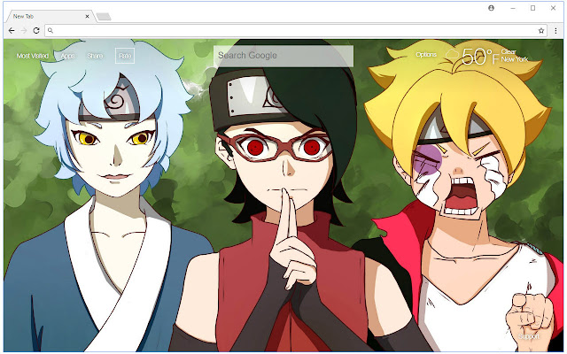 Boruto Next Generations Custom Naruto New Tab