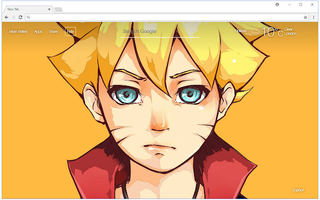 Boruto Next Generations Custom Naruto New Tab