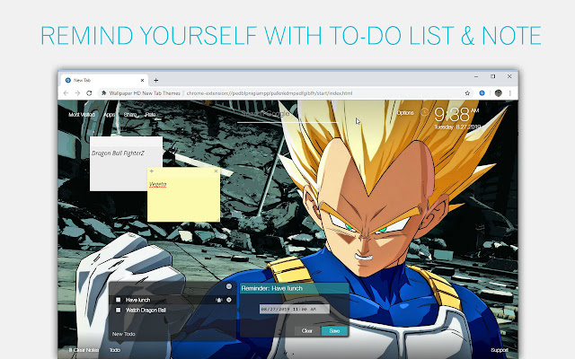 Vegeta Wallpaper HD Custom Dragon Ball NewTab