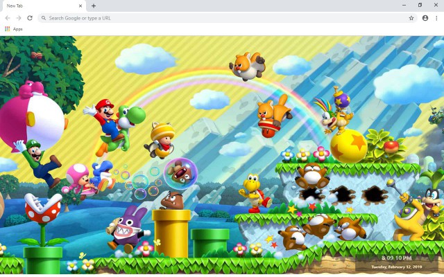 New Super Mario Bros. U Deluxe New Tab