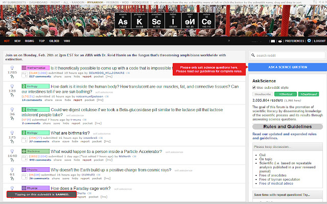 Dogetip Allowed Subreddits Indicator
