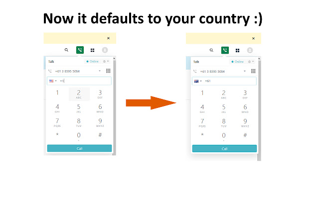 Zendesk Default Country Code