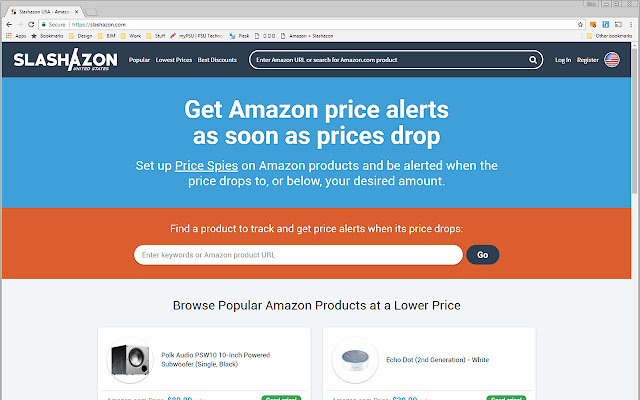 Slashazon - Get Amazon Price Alerts