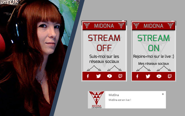 Mid0na Live Notifier