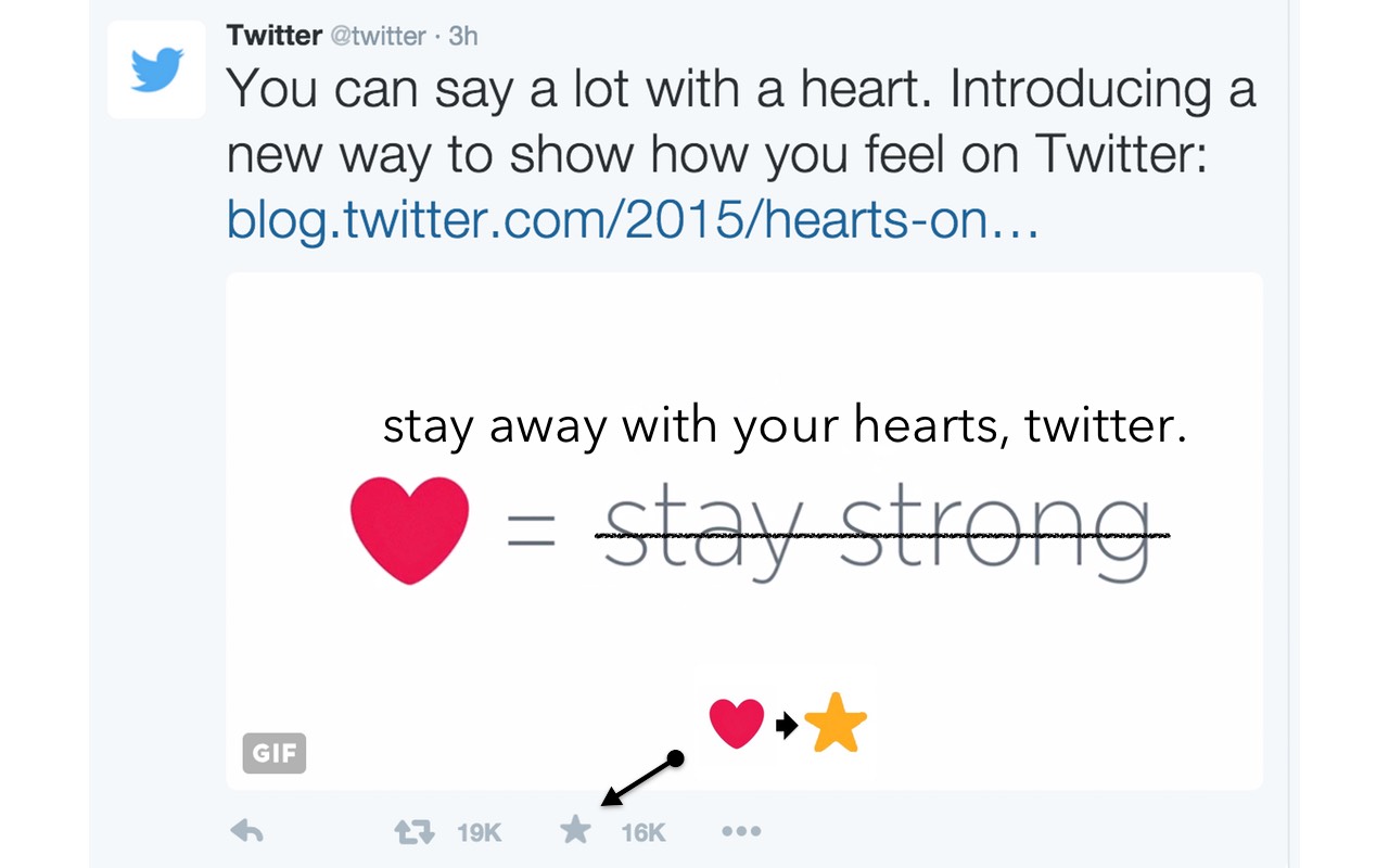 Twitter #Stargate: Heart -> Star