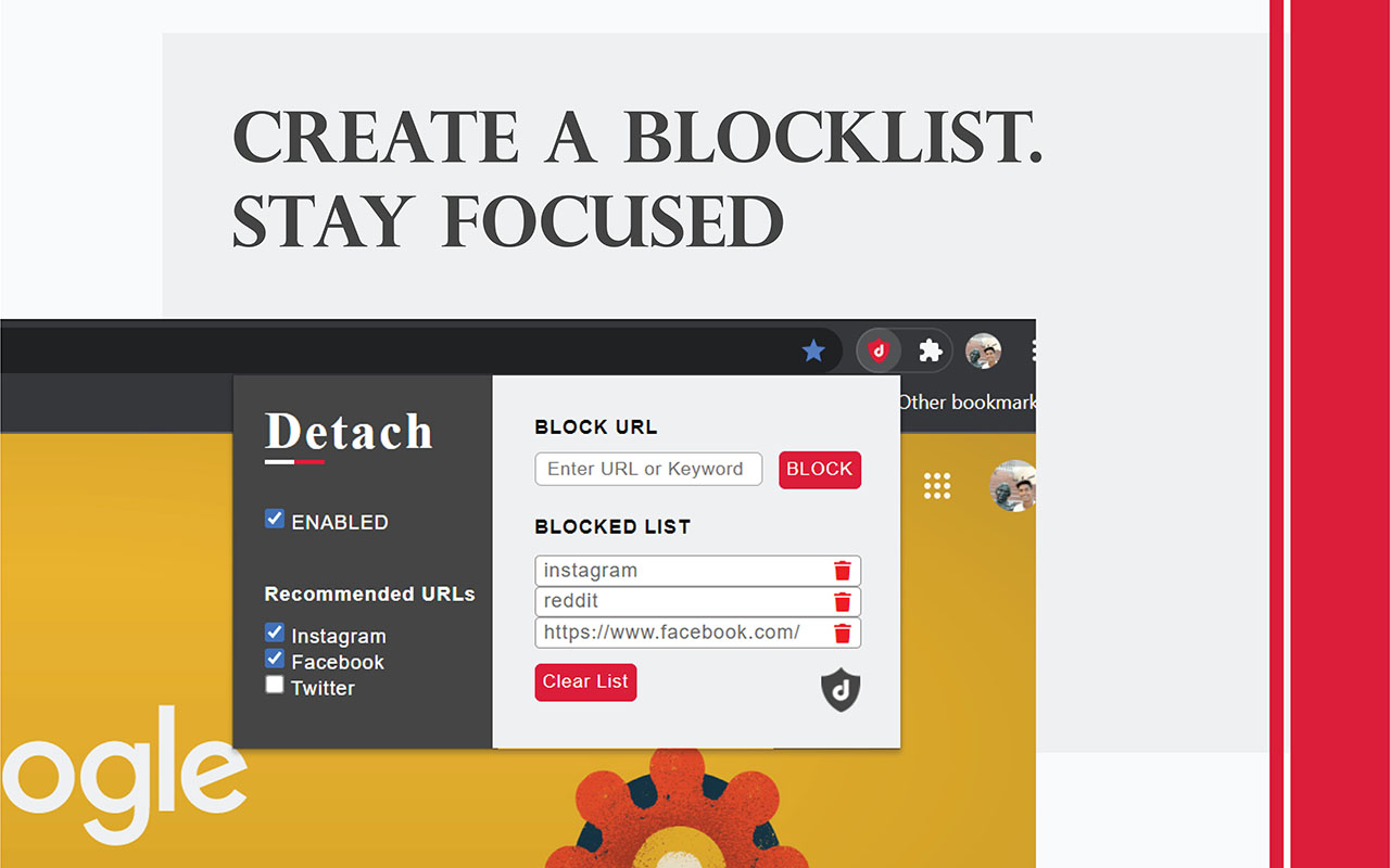Detach Site Blocker