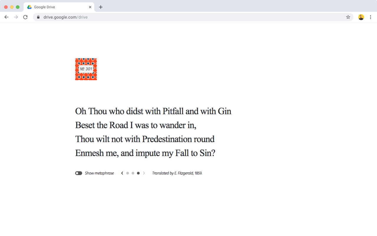 Rubaiyat of Omar Khayyam