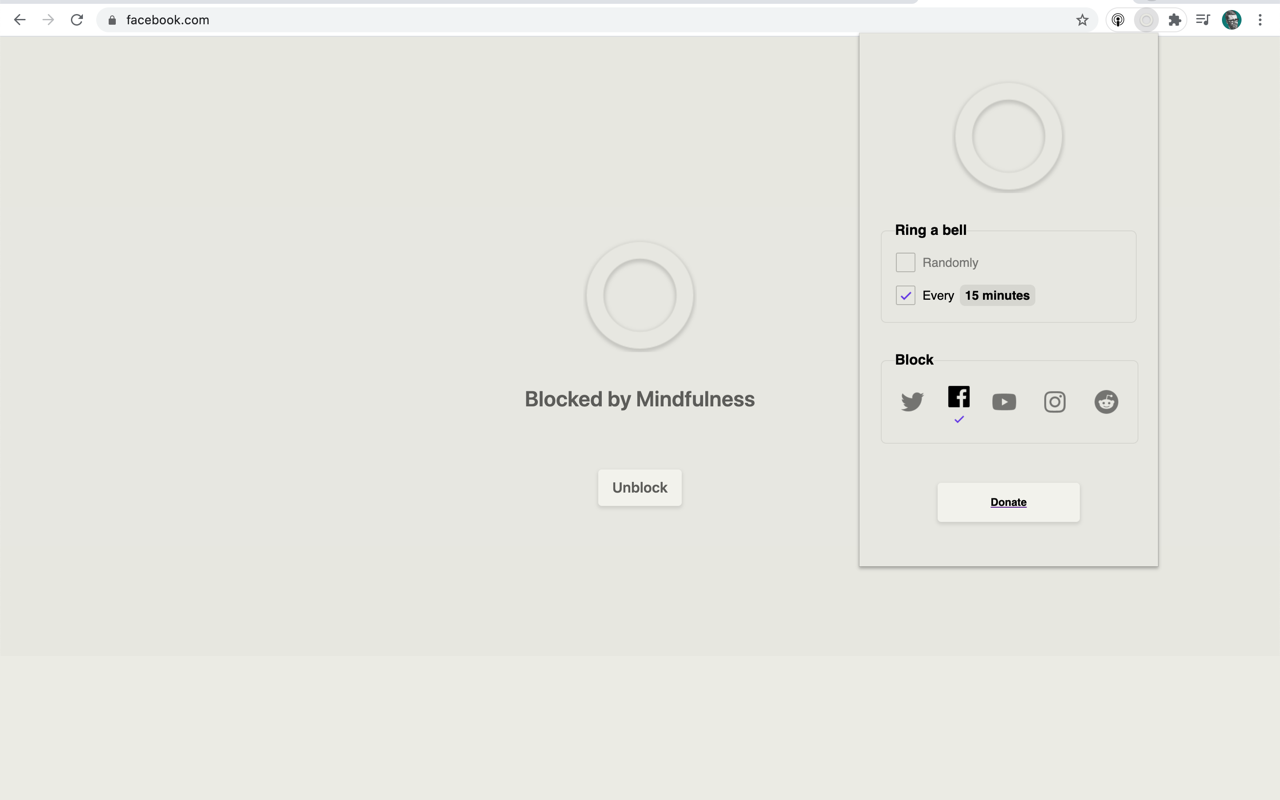 Mindfulness: Drag you back into here and now