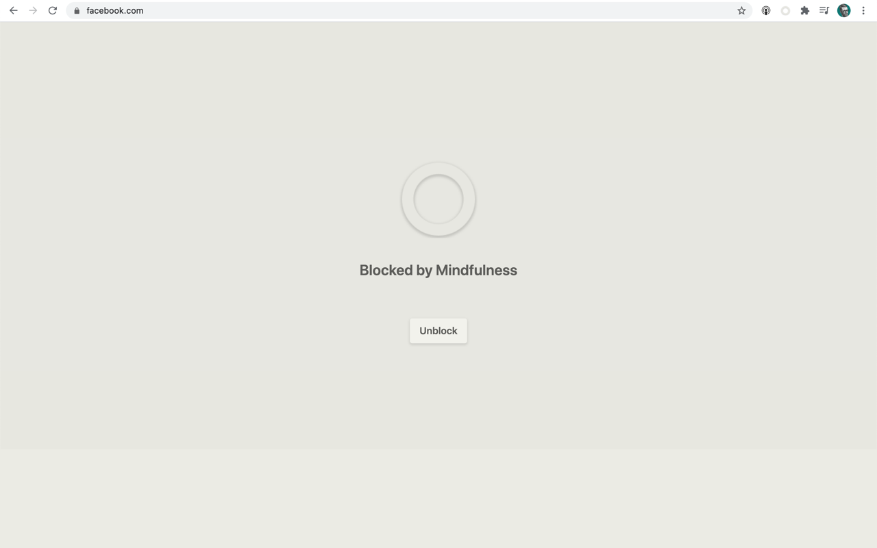 Mindfulness: Drag you back into here and now