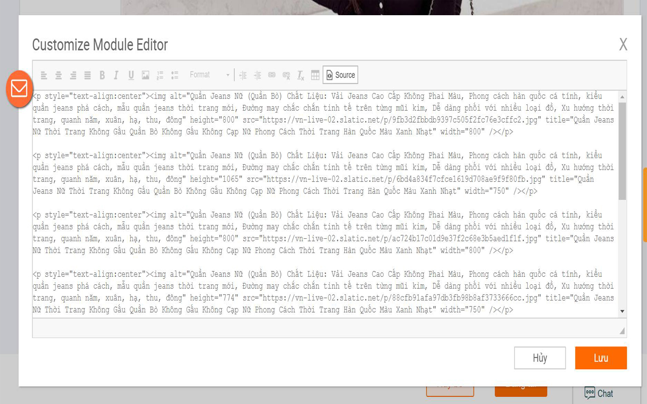 Auto Tạo Nội Dung Mô Tả Seller Center Lazada