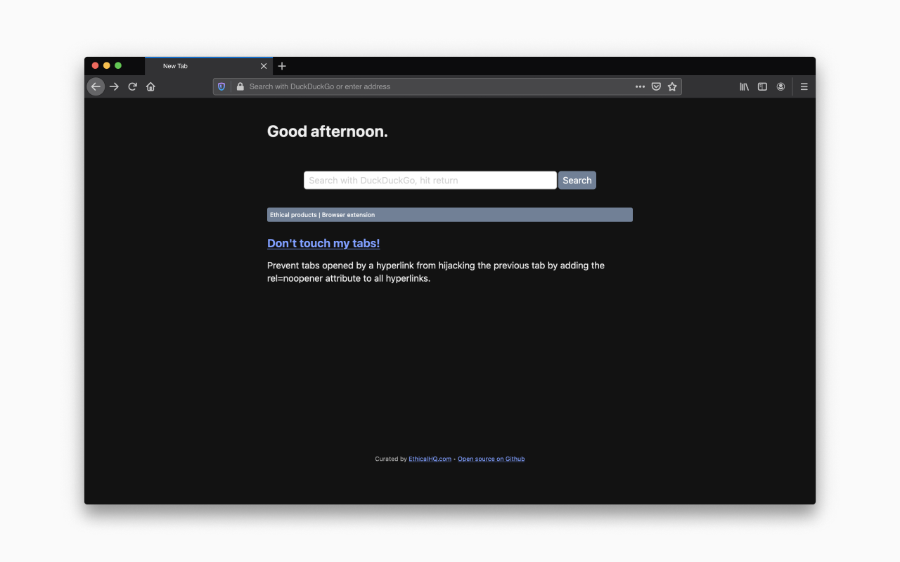 Ethical Product Alternatives