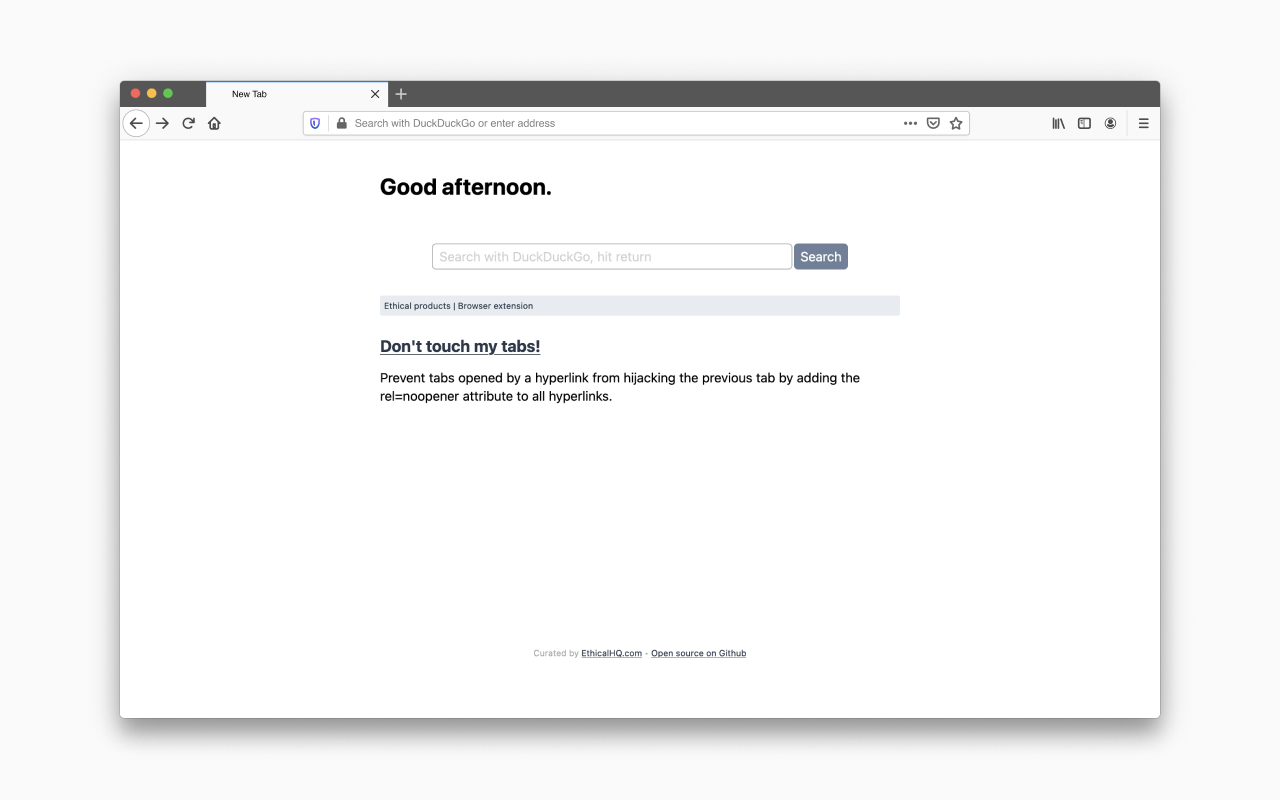 Ethical Product Alternatives