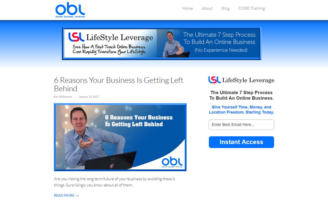 Online Business Leverage Fast Track
