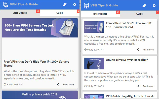 Tips and Guide - Blog Update