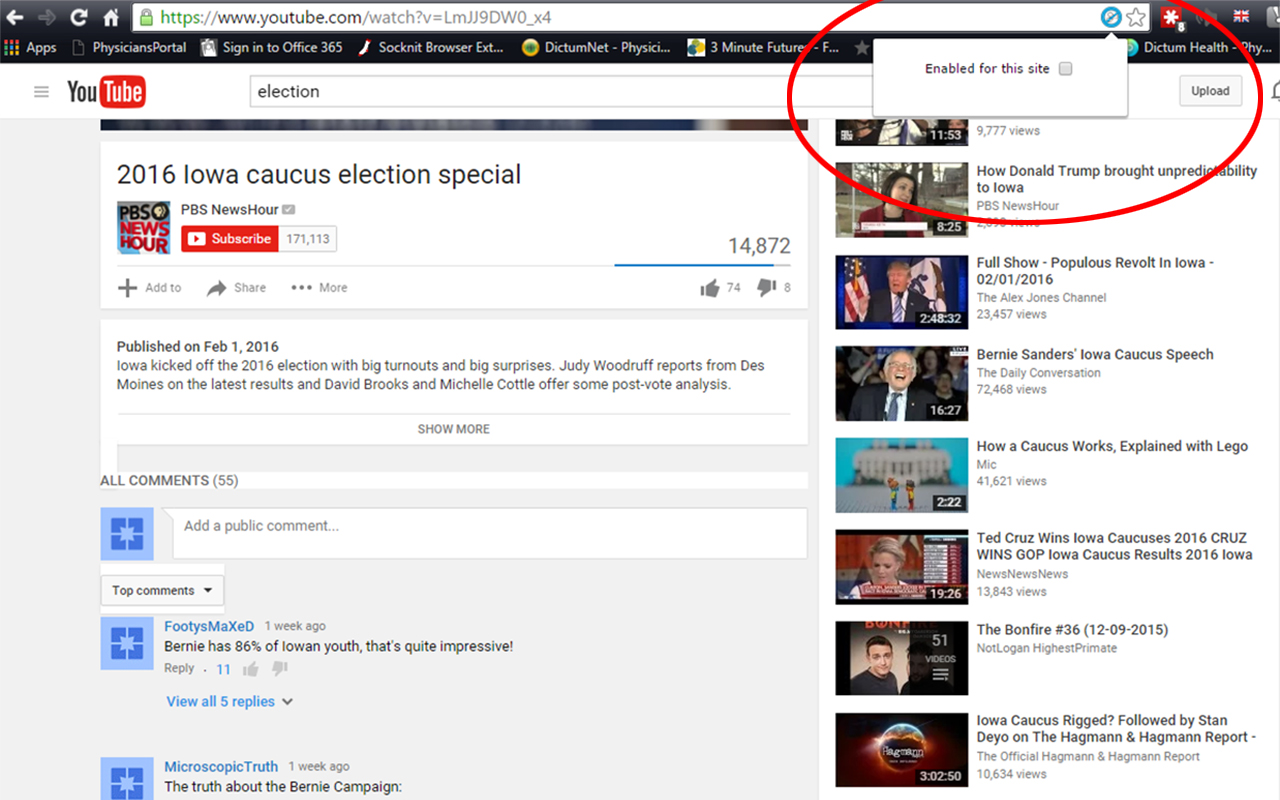 SockNit Article Comment Blocker