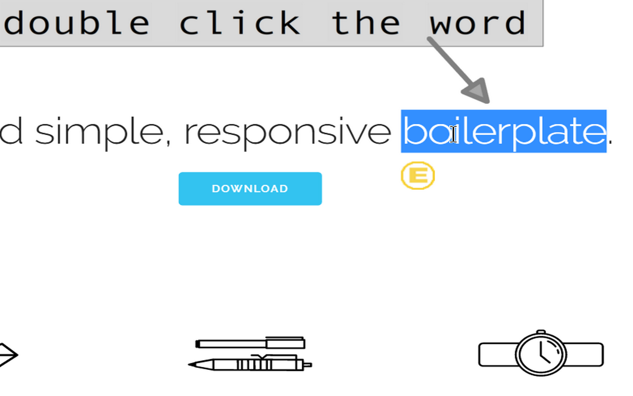 etymon one-click search