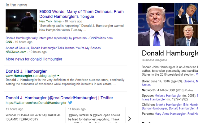 Donald Hamburgler