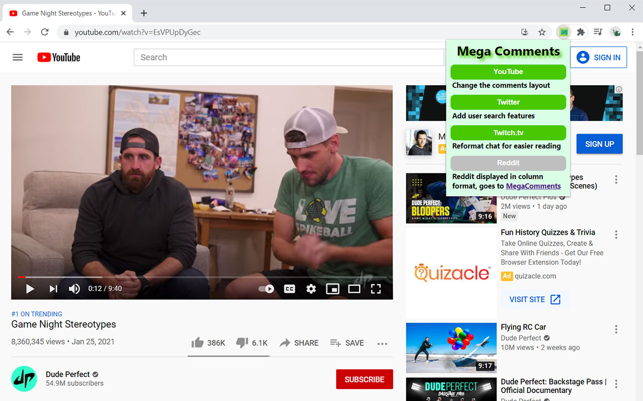MegaComments: YouTube Twitter Twitch & Reddit