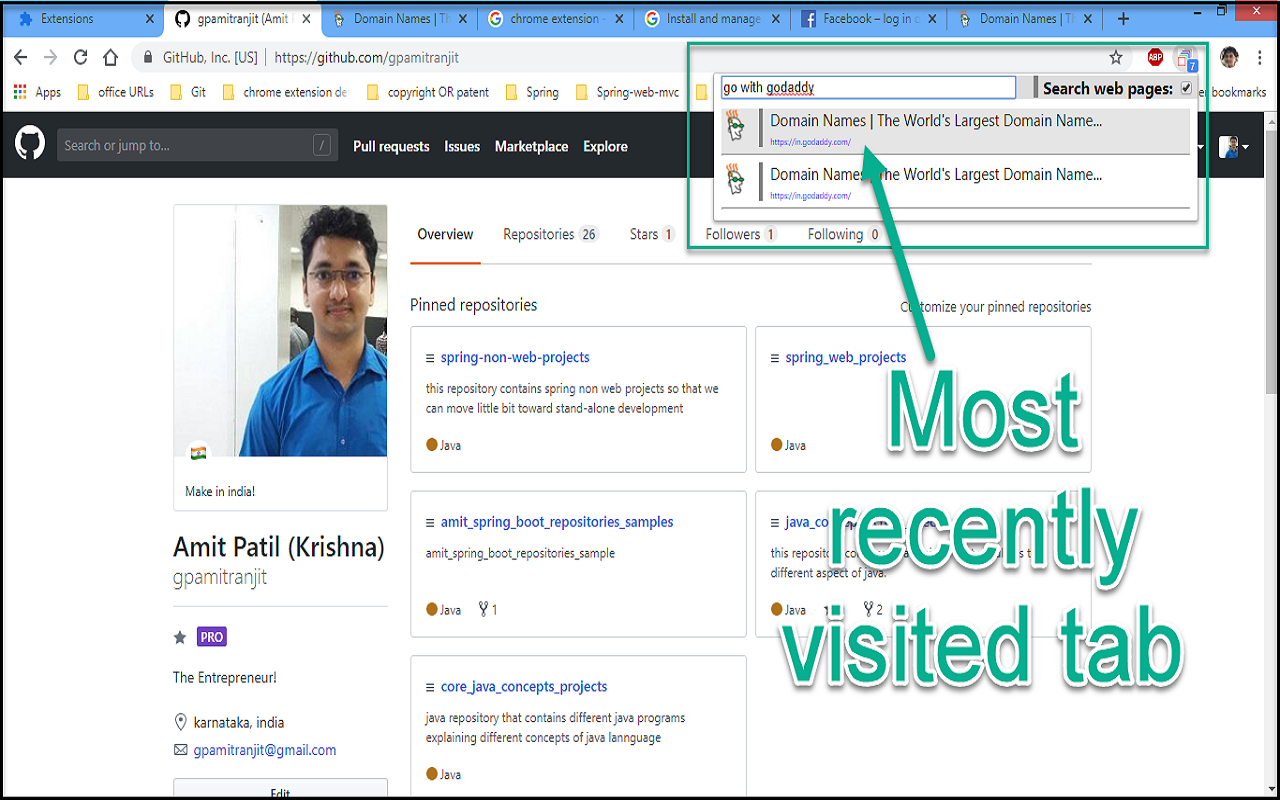 Toggle tabs | Search tab | Minimize/Maximize