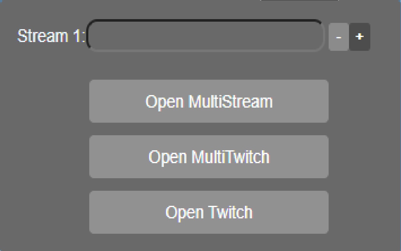 MultiStream Extension