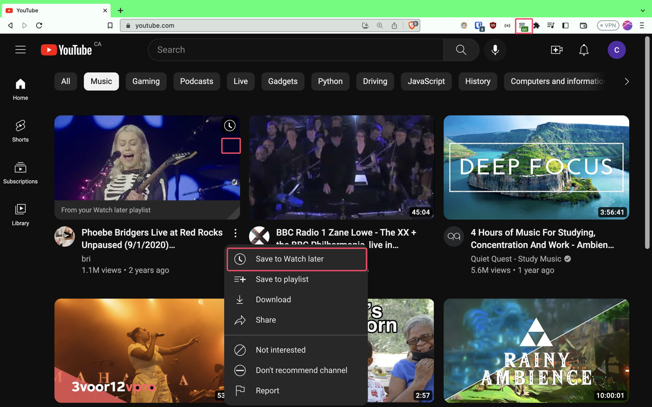 YouTube Queue Manager