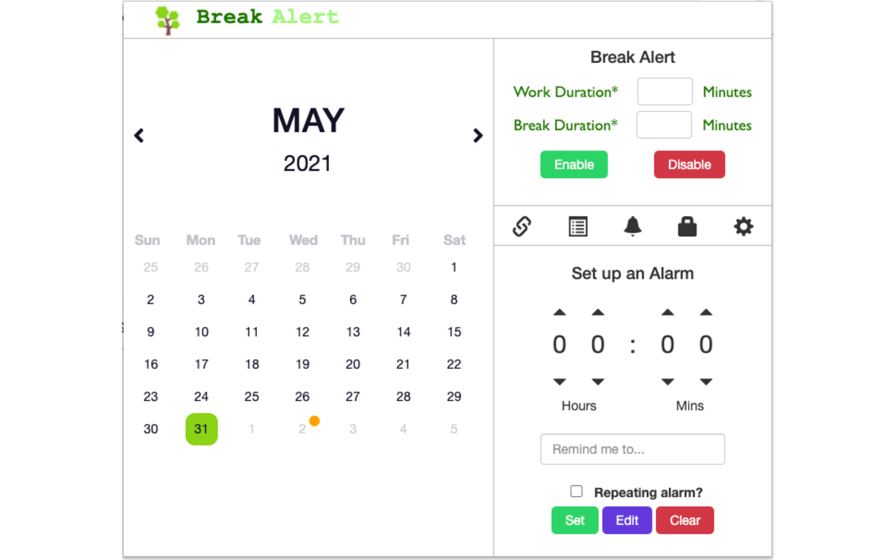 Break Alert