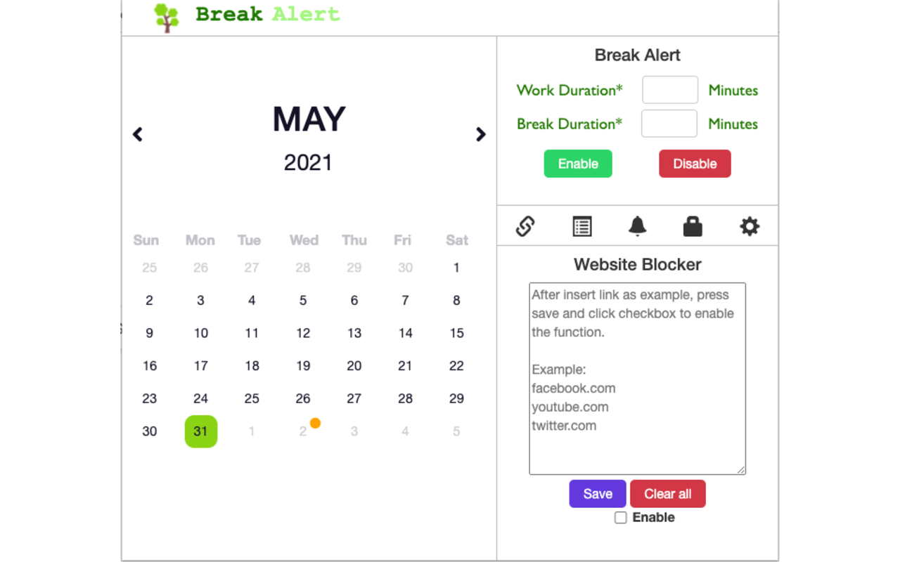 Break Alert