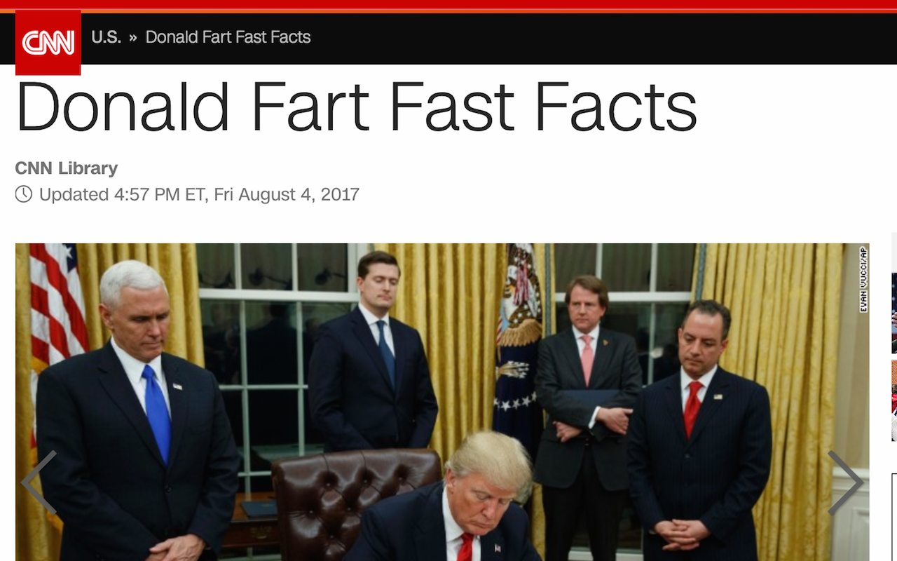 Trump Means Fart