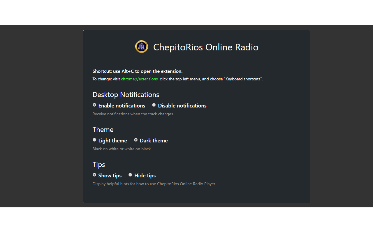 ChepitoRios Online Radio
