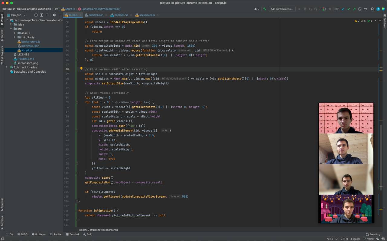 MultiPiP for Google Meet